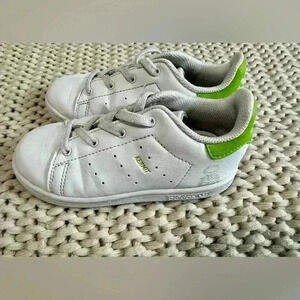 9. Adidas Stan Smith Kermit the Frog Toddler Shoes Size 10 M Sneakers Casual